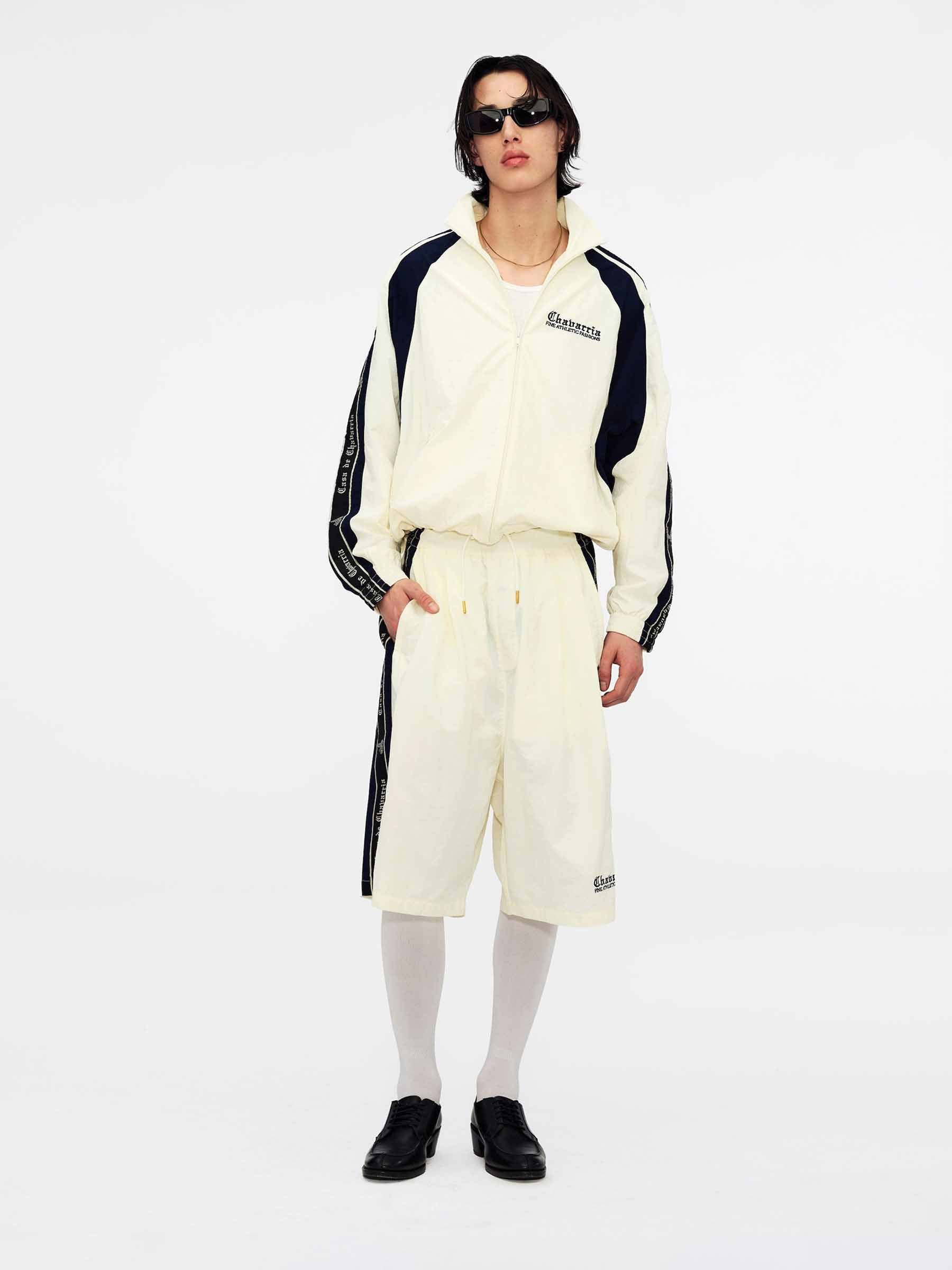 Willy Chavarria Hombre Barcelona Chaqueta Deportiva Logo color Blanco sku 512-002853 02 - Foto 2