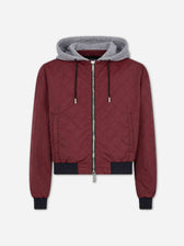 Dsquared2 Hombre Barcelona Chaqueta Bomber Quilted color Burdeos sku 512-002855 01 - Foto 1