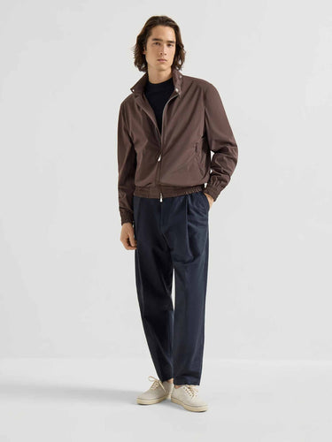 Brunello Cucinelli Hombre Barcelona Chaqueta Técnica Nailon color Marrón sku 512-002863 01 - Foto 2