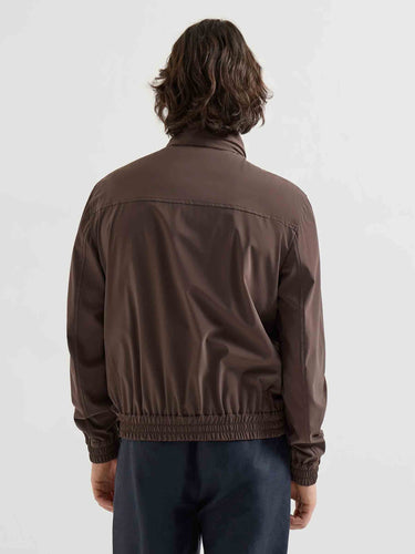 Brunello Cucinelli Hombre Barcelona Chaqueta Técnica Nailon color Marrón sku 512-002863 01 - Foto 3