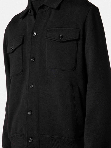 Lardini Hombre Barcelona Cárdigan Punto Lana color Negro sku 512-002866 01 - Foto 4