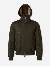 Burberry Hombre Barcelona Plumífero Corto Capucha color Verde Militar sku 512-002887 01 - Foto 1