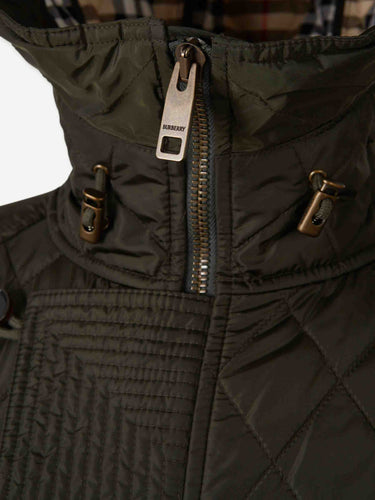 Burberry Hombre Barcelona Plumífero Corto Capucha color Verde Militar sku 512-002887 01 - Foto 4