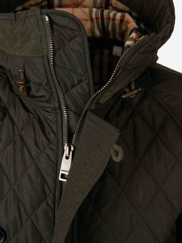 Burberry Hombre Barcelona Plumífero Corto Capucha color Verde Militar sku 512-002887 01 - Foto 5