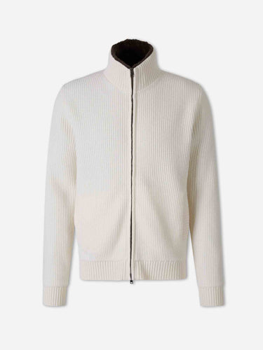 Herno Hombre Barcelona Cárdigan Lana color Marfil sku 512-002888 01 - Foto 1