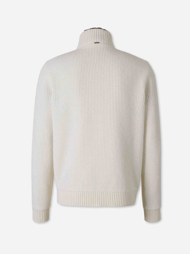 Herno Hombre Barcelona Cárdigan Lana color Marfil sku 512-002888 01 - Foto 2