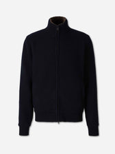 Herno Hombre Barcelona Cárdigan Lana color Azul Noche sku 512-002888 02 - Foto 1