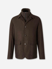 Herno Hombre Barcelona Chaqueta Casual Seda Cashmere color Marrón Oscuro sku 512-002890 01 - Foto 1