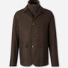 Herno Hombre Barcelona Chaqueta Casual Seda Cashmere color Marrón Oscuro sku 512-002890 01 - Foto 1