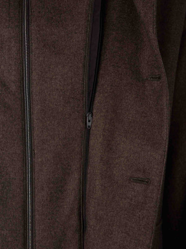 Herno Hombre Barcelona Chaqueta Casual Seda Cashmere color Marrón Oscuro sku 512-002890 01 - Foto 4