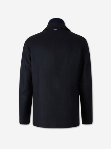 Herno Hombre Barcelona Chaqueta Casual Seda Cashmere color Azul Noche sku 512-002890 02 - Foto 2