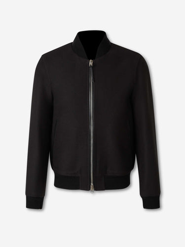Tom Ford Hombre Barcelona Chaqueta Bomber Lana color Negro sku 512-002891 01 - Foto 1