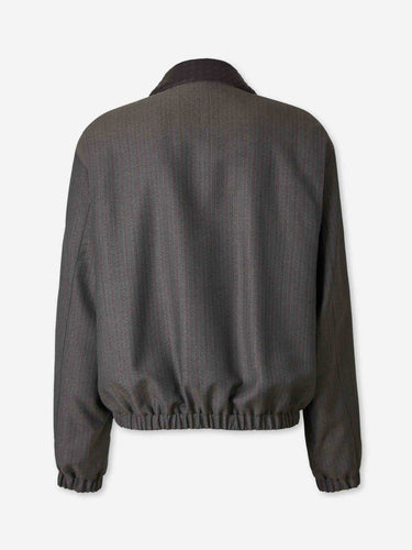 Bottega Veneta Hombre Barcelona Chaqueta Raya Diplomática color Gris Antracita sku 512-002897 01 - Foto 3