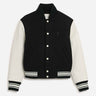 Ami Paris Hombre Barcelona Bomber Teddy Lana color Blanco Y Negro sku 512-002899 01 - Foto 1