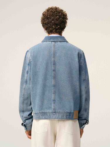 Ami Paris Hombre Barcelona Chaqueta Denim Casual color Azul Denim sku 512-002900 01 - Foto 3