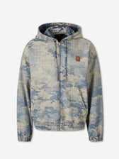 Amiri Hombre Barcelona Chaqueta Casual Denim color Camuflaje Azul sku 512-002921 01 - Foto 1