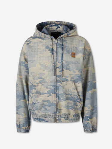 Amiri Hombre Barcelona Chaqueta Casual Denim color Camuflaje Azul sku 512-002921 01 - Foto 1