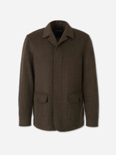 Zegna Hombre Barcelona Abrigo Corto Cashmere color Marrón Oscuro sku 512-002933 01 - Foto 1