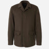Zegna Hombre Barcelona Abrigo Corto Cashmere color Marrón Oscuro sku 512-002933 01 - Foto 1