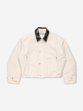 Acne Studios Hombre Barcelona Chaqueta Bomber Cuello Piel color Marfil sku 512-002938 01 - Foto 1