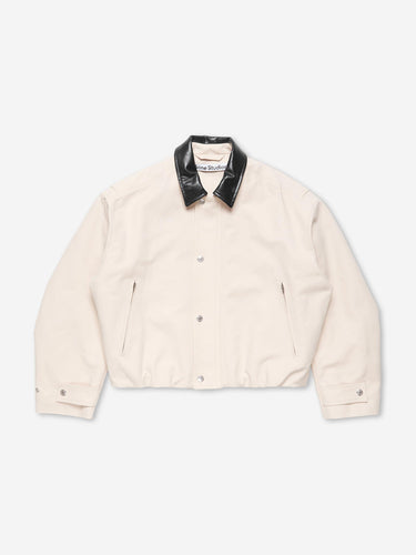 Acne Studios Hombre Barcelona Chaqueta Bomber Cuello Piel color Marfil sku 512-002938 01 - Foto 1