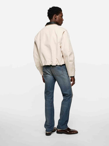Acne Studios Hombre Barcelona Chaqueta Bomber Cuello Piel color Marfil sku 512-002938 01 - Foto 4
