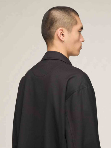 Adidas Y-3 Hombre Barcelona Chaqueta Casual Y-3 Lana color Negro sku 512-002947 01 - Foto 4