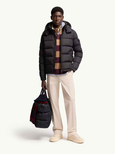 Moncler Hombre Barcelona Plumífero Corto Maya color Azul Noche sku 512-002950 02 - Foto 2