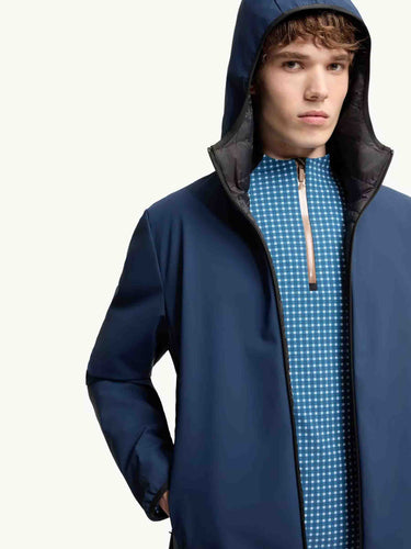 Moncler Hombre Barcelona Plumífero Técnico Ciampolin color Azul Índigo sku 512-002955 01 - Foto 4