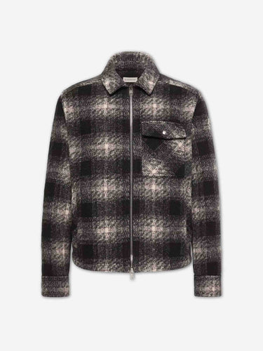 Moncler Hombre Barcelona Sobrecamisa Cremallera Cuadros color Negro sku 512-002961 01 - Foto 1