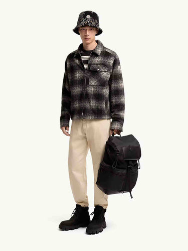 Moncler Hombre Barcelona Sobrecamisa Cremallera Cuadros color Negro sku 512-002961 01 - Foto 2