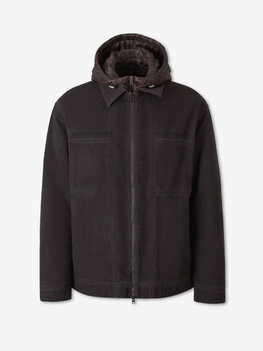 Herno Hombre Barcelona Chaqueta Acolchada Algodón color Marrón Oscuro sku 512-002989 01 - Foto 1
