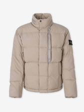 Stone Island Hombre Barcelona Plumífero Corto Logo color Camel sku 512-003009 01 - Foto 1