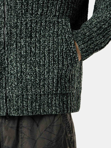Stone Island Hombre Barcelona Cárdigan Cremallera Algodón color Verde Oscuro sku 512-003010 01 - Foto 3