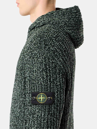 Stone Island Hombre Barcelona Cárdigan Cremallera Algodón color Verde Oscuro sku 512-003010 01 - Foto 4