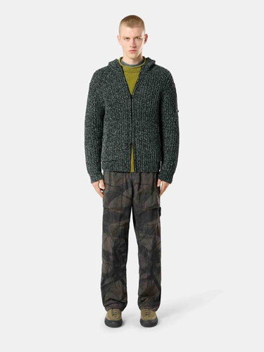 Stone Island Hombre Barcelona Cárdigan Cremallera Algodón color Verde Oscuro sku 512-003010 01 - Foto 5
