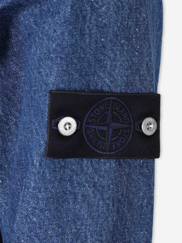 Stone Island Denim Hombre Barcelona Chaqueta Denim Algodón color Azul Denim sku 512-003012 01 - Foto 3