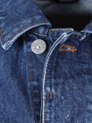 Stone Island Denim Hombre Barcelona Chaqueta Denim Algodón color Azul Denim sku 512-003012 01 - Foto 4