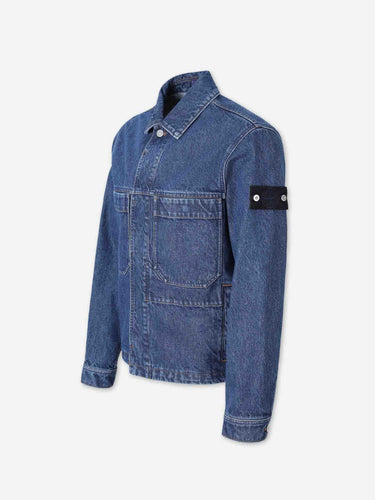 Stone Island Denim Hombre Barcelona Chaqueta Denim Algodón color Azul Denim sku 512-003012 01 - Foto 5