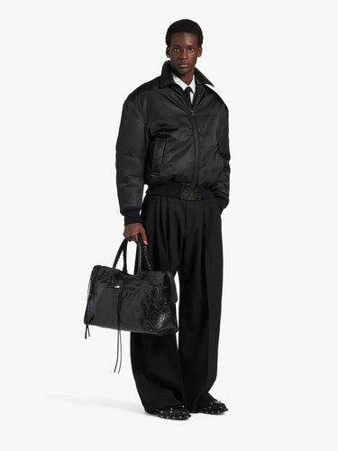 Balenciaga Hombre Barcelona Chaquetas Bomber Cocoon color Negro sku 512-003025 01 - Foto 4