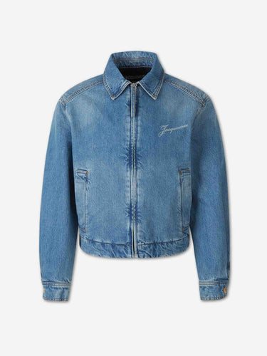 Jacquemus Hombre Barcelona Chaqueta Denim Cropped color Azul Denim sku 512-003026 01 - Foto 1