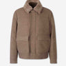 Canali Hombre Barcelona Abrigo Corto Lana Cashmere color Camel sku 512-003046 01 - Foto 1
