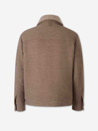 Canali Hombre Barcelona Abrigo Corto Lana Cashmere color Camel sku 512-003046 01 - Foto 2