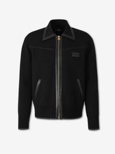 Amiri Hombre Barcelona Chaqueta Ribete Piel color Negro sku 512-003078 01 - Foto 1