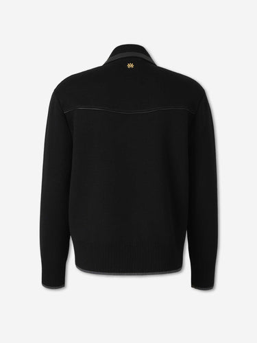Amiri Hombre Barcelona Chaqueta Ribete Piel color Negro sku 512-003078 01 - Foto 2
