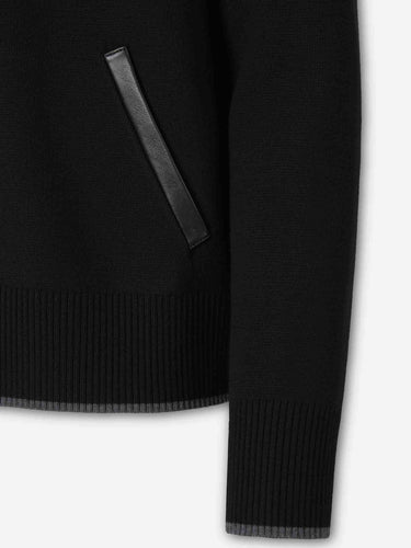 Amiri Hombre Barcelona Chaqueta Ribete Piel color Negro sku 512-003078 01 - Foto 5