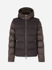 Moorer Hombre Barcelona Plumífero Mangas Desmontables color Marrón Oscuro sku 512-003083 01 - Foto 1