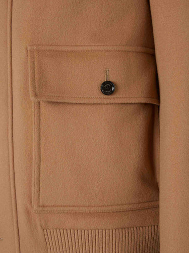 Lardini Hombre Barcelona Chaqueta Casual Lana Cashmere color Camel sku 512-003093 01 - Foto 4