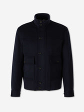 Lardini Hombre Barcelona Chaqueta Casual Lana Cashmere color Azul Noche sku 512-003093 02 - Foto 1