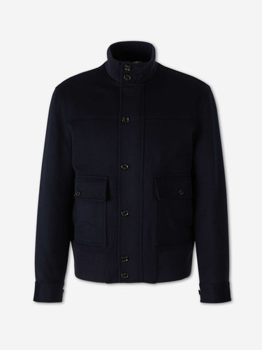 Lardini Hombre Barcelona Chaqueta Casual Lana Cashmere color Azul Noche sku 512-003093 02 - Foto 1
